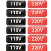 Etiqueta Tomada 110v / 220v - 24un Adesivo De Tomada