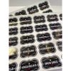 50 Adesivos No Vinil Preto Para Potes Organizadores Temperos Mantimentos Organizador 5x3,5cm ( Adesivo Tempero )