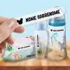 Etiqueta 46x8mm Transparente Folha Com 12 Unidades Personalizada Para Identificação De Material Escolar