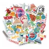 Cartela De Adesivos Turismo Viagem Mundo Travel Stickers Top