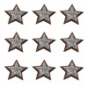 Aplique Patch 10 Peças Estrela 4x4cm Brilho
