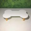 Bandeja Mdf Provençal Osso Porta Doces / Decoração Com Pés Rustico