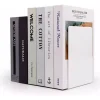 Suporte Apoio Livro Aparador Lateral Par Acrilico Branco