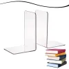 Suporte Apoio Livro Aparador Lateral Par Acrilico Transparente Translucido