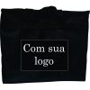 Bolsa Sacola Delivery Condicional e Ecobag Preta Preto Personalizada