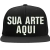 Boné Aba Reta DTF Personalizado Com Sua Logo