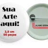 Boton Button Botton Broche Personalizado 50 Pçs De 2,5 Cm