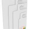 Gabarito Dobrar Roupa Com Paleta De Cores - 4 Peças - Top