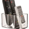 Suporte Controle Remoto Triplo Mesa Acrílico Cristal Acribom
