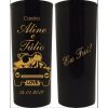 20 Copos Pretos Longdrink Personalizados