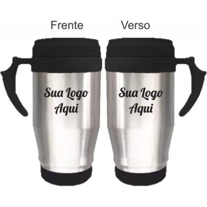 Caneca Termica De Alumínio Café, Chá, Suco, Bebida Personalizada Do Seu Jeito Mug
