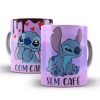 Caneca Personalizada Stitch Lilo Disney Com Café Sem Café