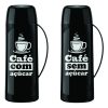 Garrafa Térmica De Café Personalizada Nome Marca Empresa