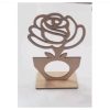 Kit 50 Porta Bombom Modelo Rosa Sem Gravação Em Mdf