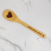 Colher De Bambu 30 Cm Personalizada