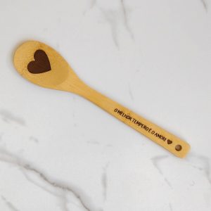 Colher De Bambu 30 Cm Personalizada