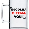 10 Caneca Chopp De Acrílico Personalizada Com Seu Tema 500ml