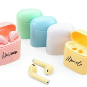 Fone De Ouvido Bluetooth Com Case Carregador Personalizado