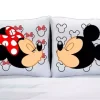 Kit Fronhas Personalizadas Casal Namorados Mickey Minnie 10