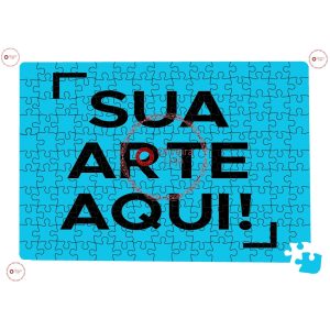 Quebra Cabeça Personalizado Nomes Fotos Imagem A4 De 20x30cm