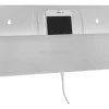 Suporte De Parede Em Acrílico Branco Para 3 Celulares
