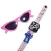 Kit Oculos Gatinho Lilo Stitch Relogio Infantil Presente