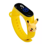 Relogio Digital Led Infantil Disney Super Herois Smartband pikachu 3