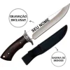 Faca Churrasco Personalizada Gravada Nome Afiada Com Bainha