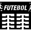Expositor Porta Medalhas Futebol Masculino Preto 24 Suportes