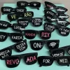 Óculos Divertidos Com Frases Sortidas Preto Bam Festas 1unid