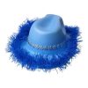 Chapéu Infantil Azul E Adulto Country Boiadera Ana Castela