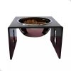Comedouro P/ Gato Pet Elevado Pote Aço Inox