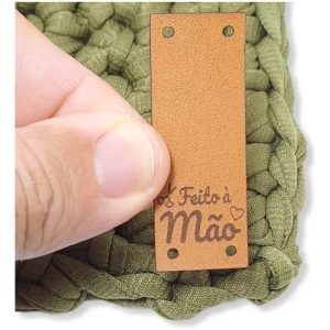 Feito A Mão Etiqueta Borda Bandeirinha 5,3x2,0cm -30un