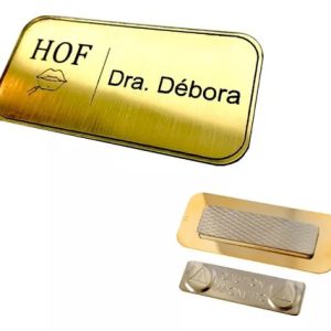 Broche Crachá Boton Empresa Magnético Imã Personalizado Luxo