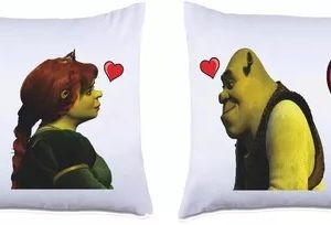 Kit Fronhas Personalizadas Shrek E Fiona 02