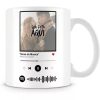 Caneca Personalizada Spotify com Foto e Música Personalizada Dia dos Namorados Amor Casal Crush