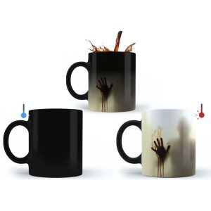 Caneca Mágica The Walking Dead Mão Zumbi - Mega Oferta