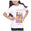 Camisa personalizada infantil Princesas Disney