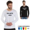 Camiseta Manga Longa Personalizada - Masculina Feminina Infantil Plus Size - Branca Preta Colorida Revenda Fornecedor Dropshipping
