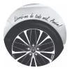 Kit 2 Adesivos Livrai-me De Todo Mal Amém! Curvado Paralama