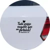 Adesivo Nas Mãos De Deus Decorativo Para Carro Notebook