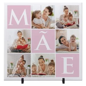 Azulejo Com 6 Fotos Presente Perfeito Para Sua Mãe
