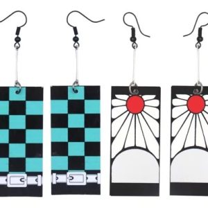 Brinco 2 Pares Kimetsu Nezuko Kamado -