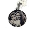 Dia dos Namorados- Corrente Prata com Pingente Personalizado com foto - Gravação de Foto - FOTOGRAVAÇÃO A Laser - PRESEN