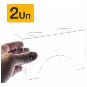 Kit com 2 Unidades Suporte para cones Sikin Cor Transparente