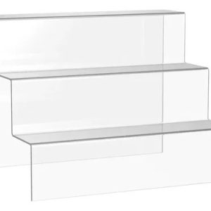 Expositor Transparente Plataforma Funko Escadinha - Kit C/2