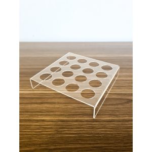 Suporte Porta Cápsulas Dolce Gusto - Nespresso - Tres Acrílico Cristal de mesa 8 e 16 cápsulas