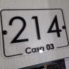 Numero Para Casas, Placa Em Acrílico Preto, Personalizado.