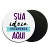 Porta Copos / Bolacha Personalizado Sua Arte Aqui Redondo Neoprene