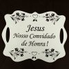 Placa Casamento P7 Entrada Igreja Plaquinha Branca Plaquinha Noiva Cortejo Daminha Pajem Noivado